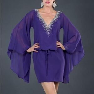 JOVANI Cocktail Dress Purple